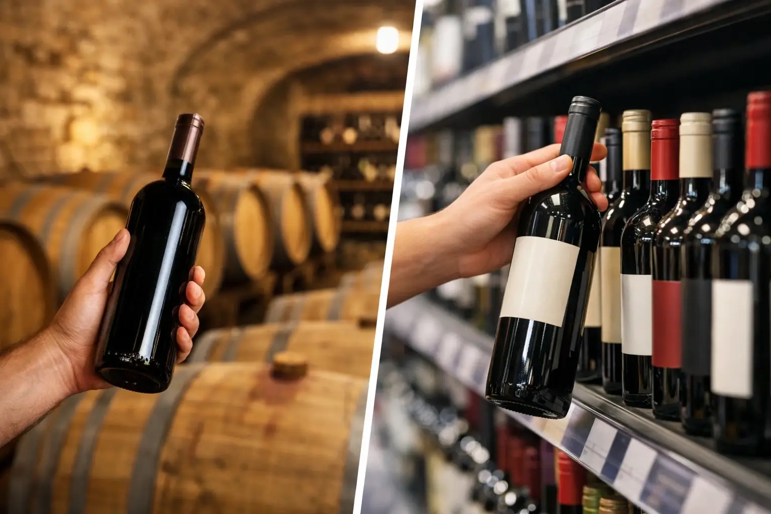 Why should we buy wine from a winery instead of off the shelf??cache